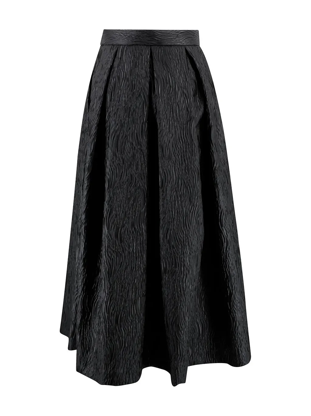 Lunatica Milano Pleated Flared Skirt