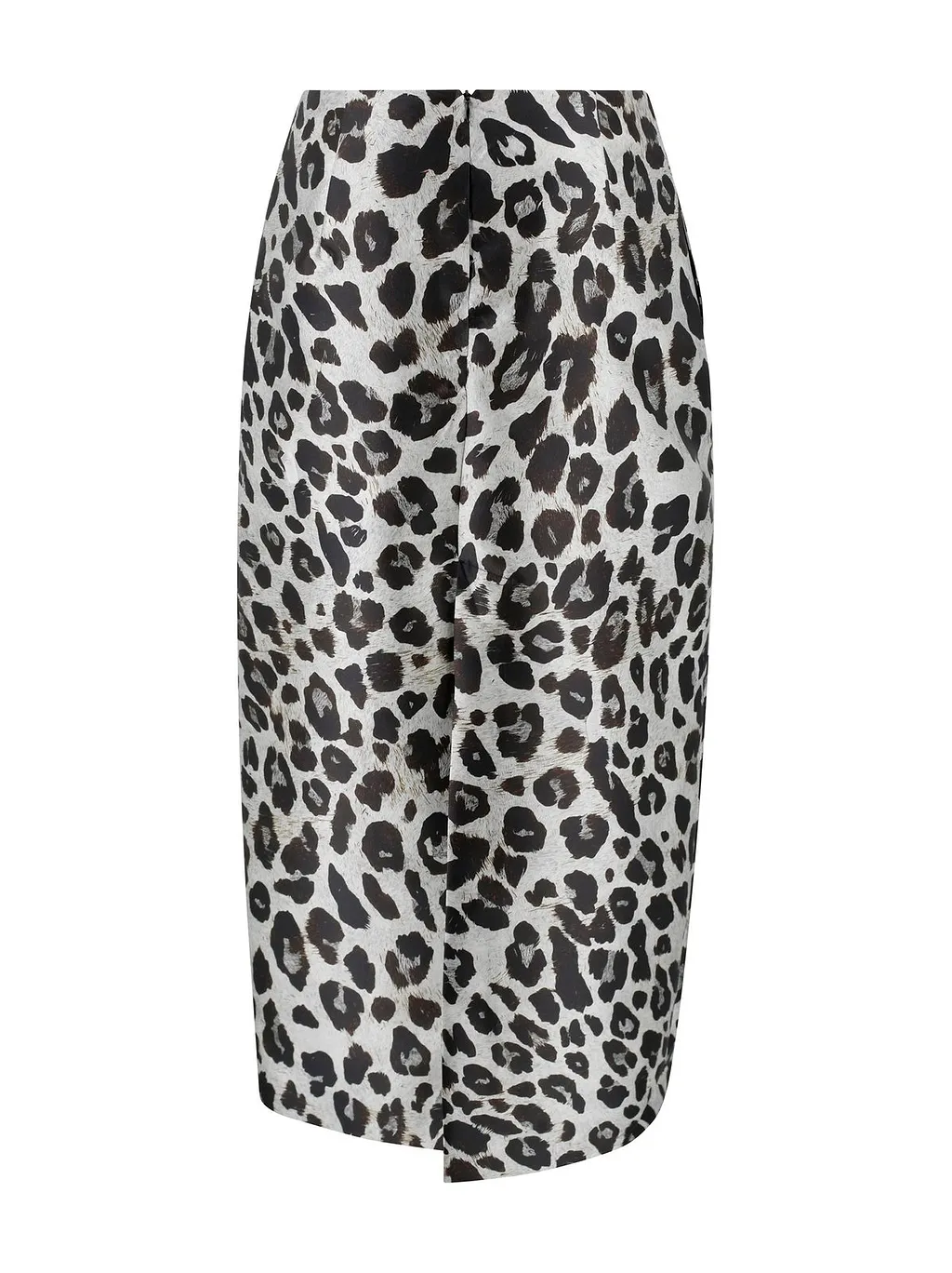 High Waist Straight Midi Skirt