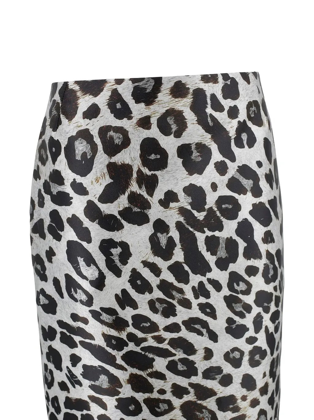 High Waist Straight Midi Skirt