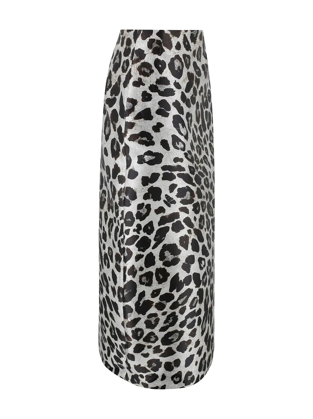 High Waist Straight Midi Skirt