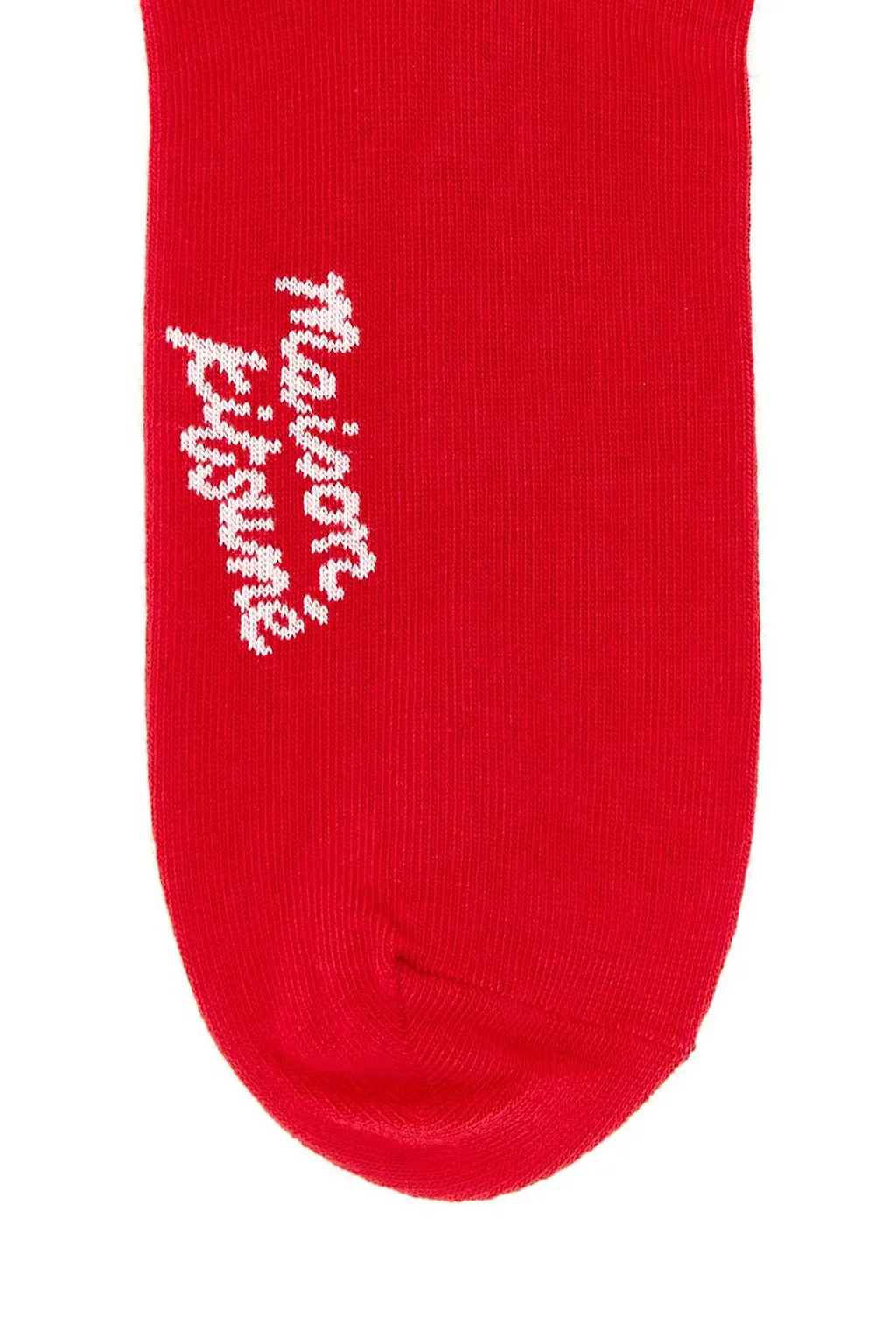 Maison Kitsuné Fox Head Intarsia-Knit Socks