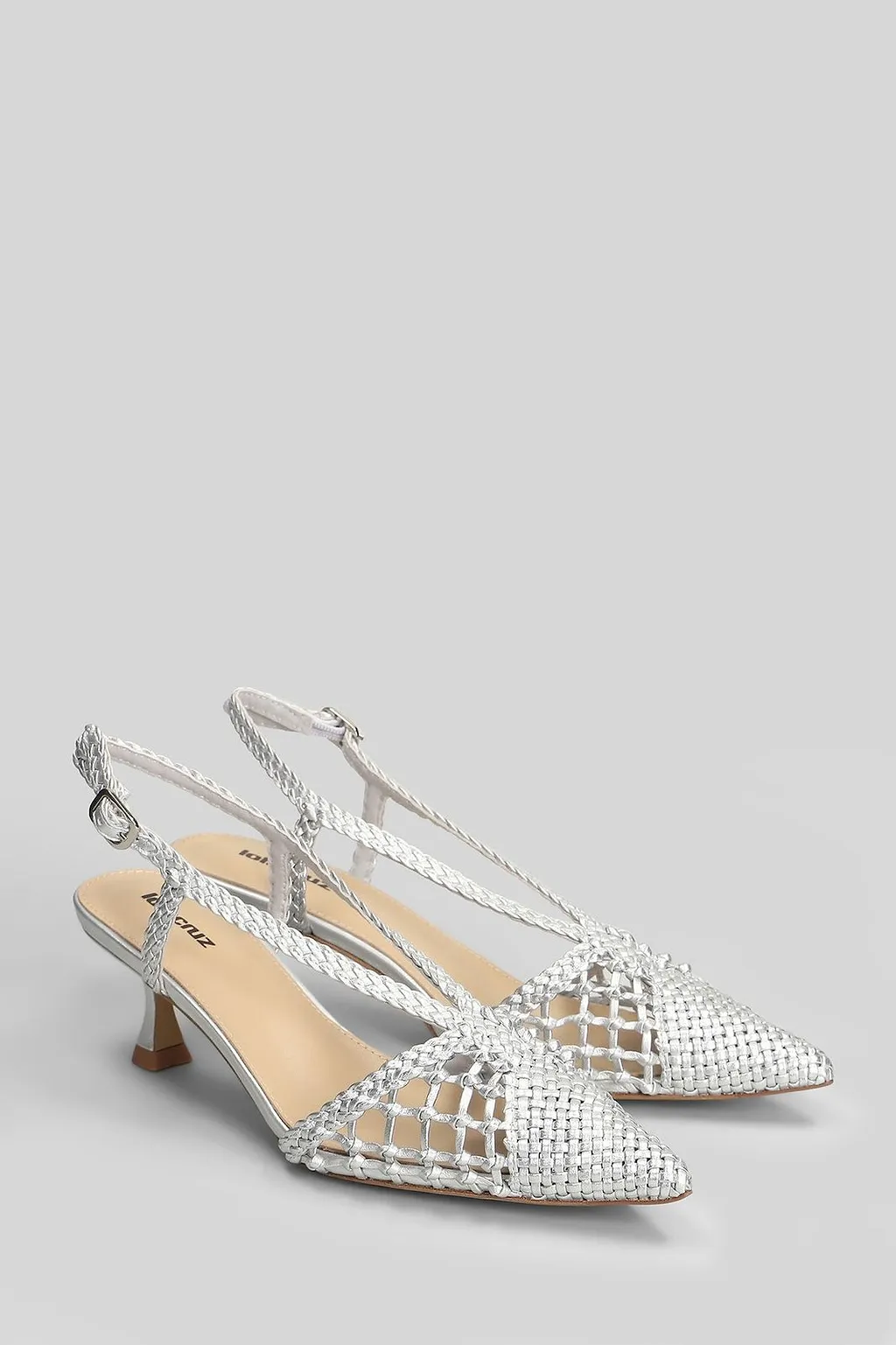 Lola Cruz TÁBata Braided Pumps
