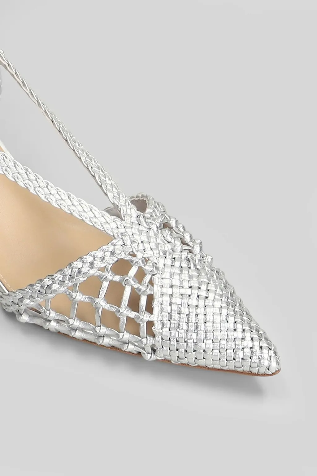 Lola Cruz TÁBata Braided Pumps