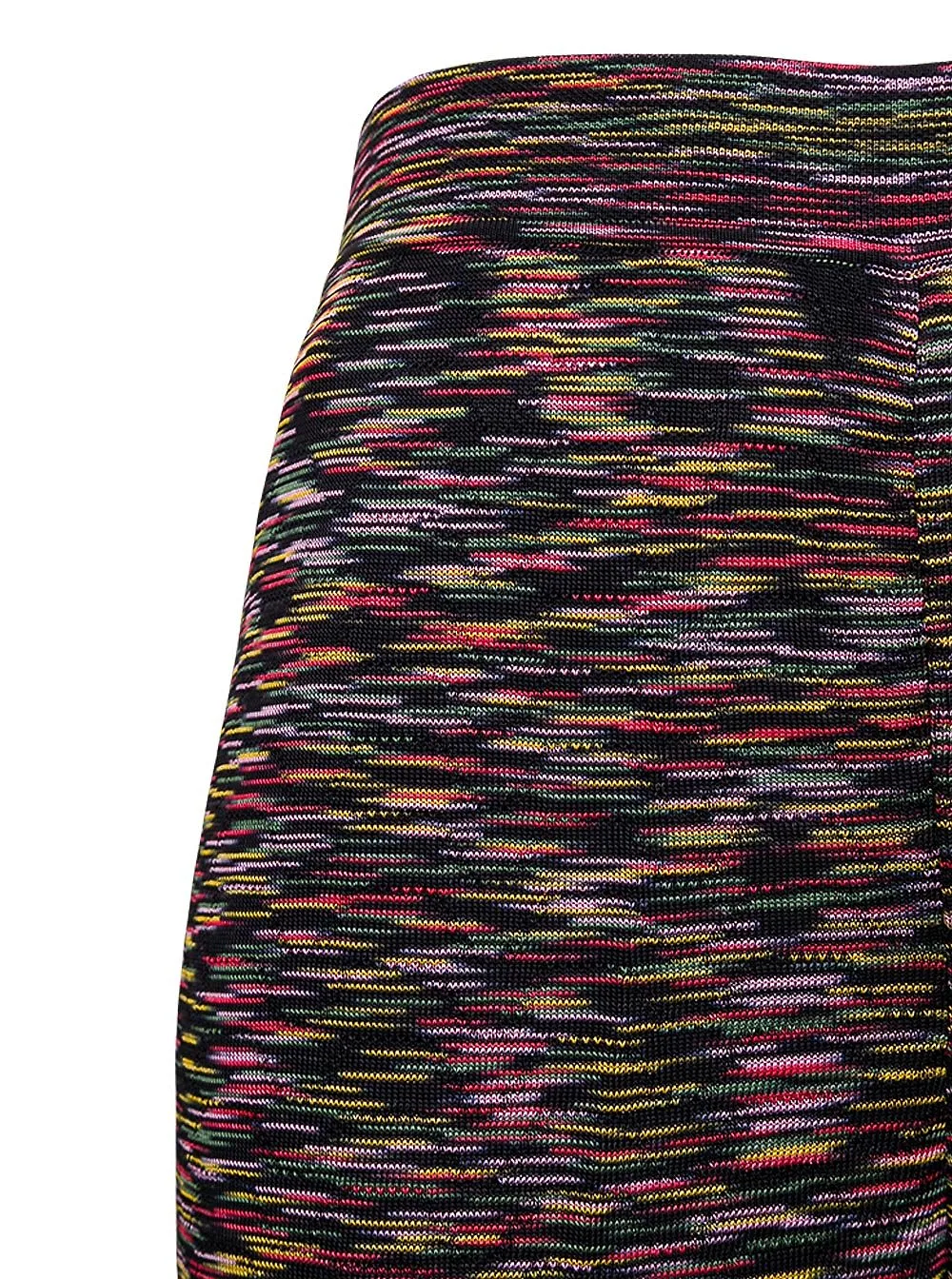 M Missoni Two-Tone Knitted Flared Trousers