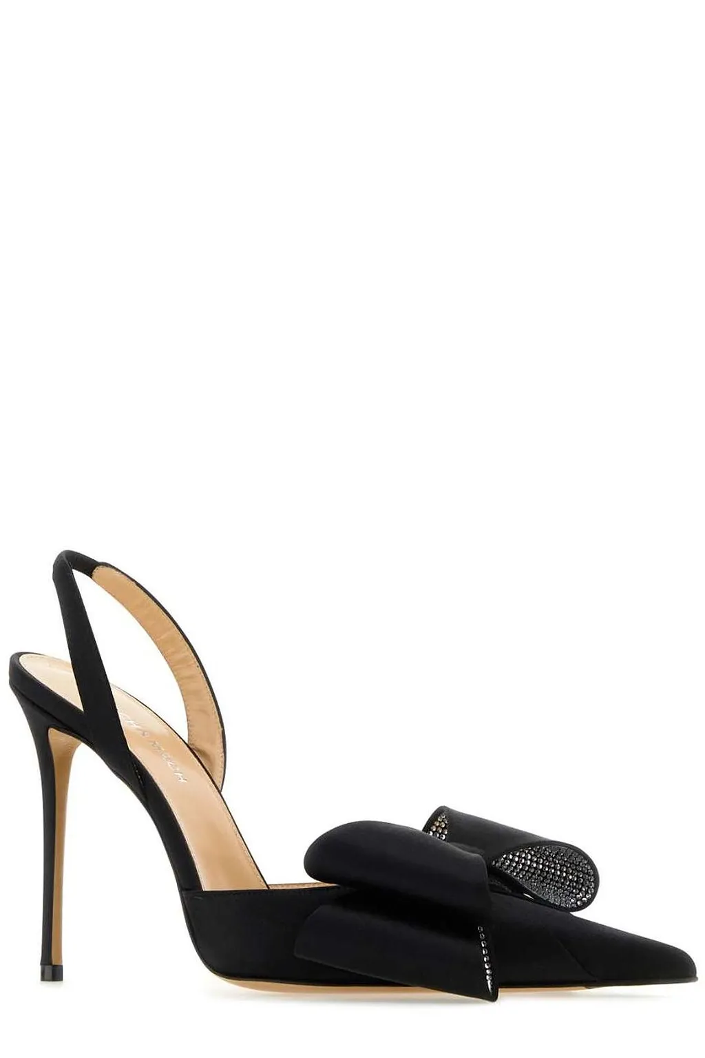 Mach & Mach Bow Detailed Slingback Pumps