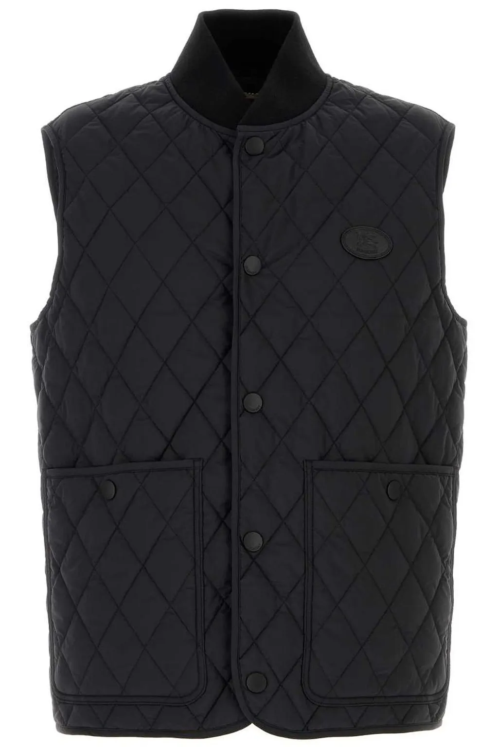 Burberry Logo Patch Quilted Gilet