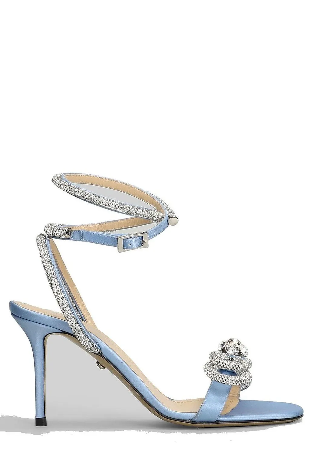 Mach & Mach Double Bow Embellished Sandals