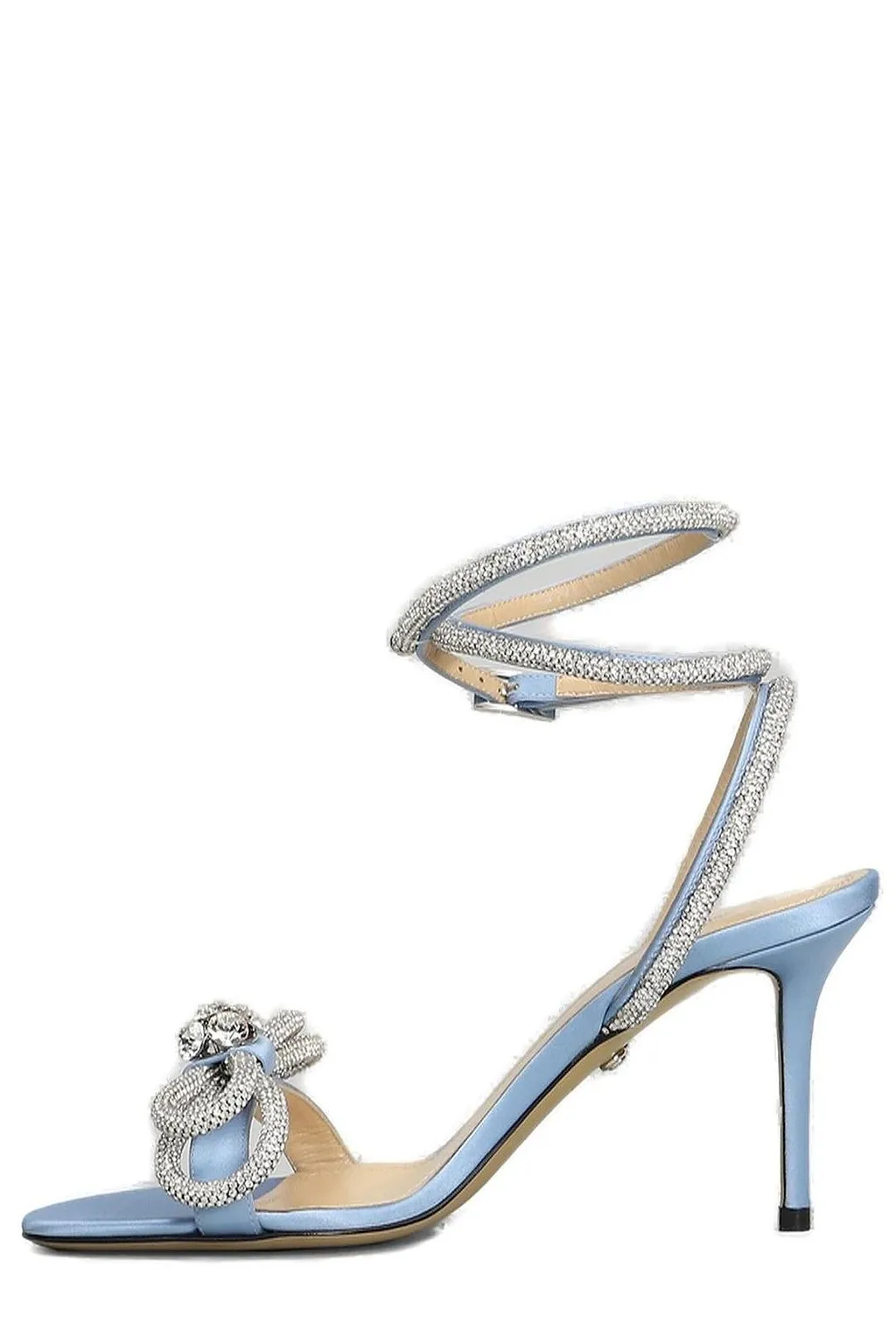 Mach & Mach Double Bow Embellished Sandals