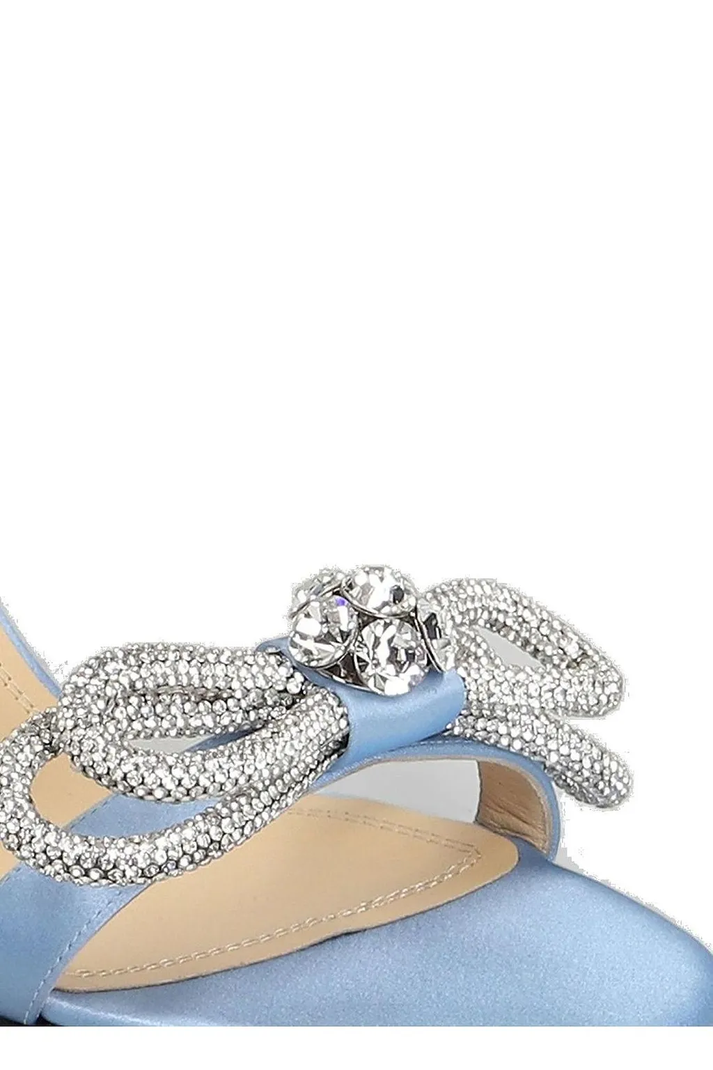 Mach & Mach Double Bow Embellished Sandals