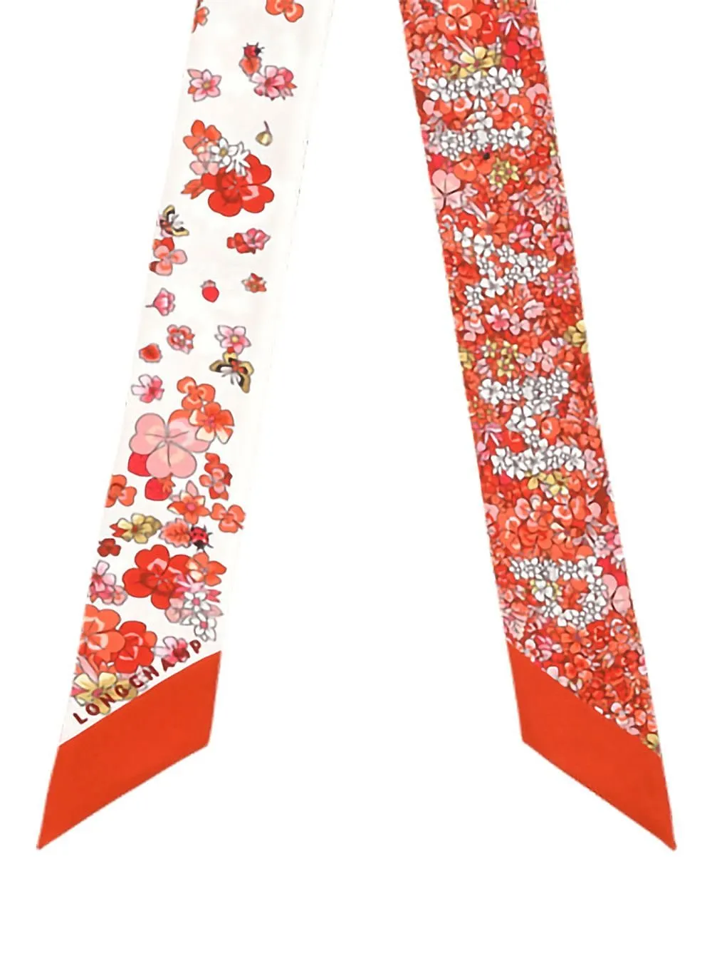 Floral Print Silk Scarf