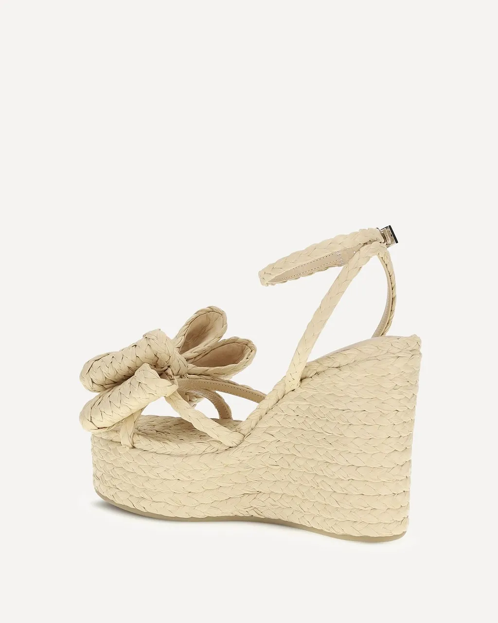 Le Cadeau Bow Wedge Sandals