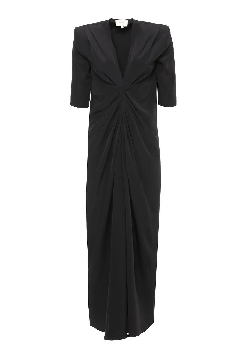 Loulou De Saison V-Neck Ruched Maxi Dress