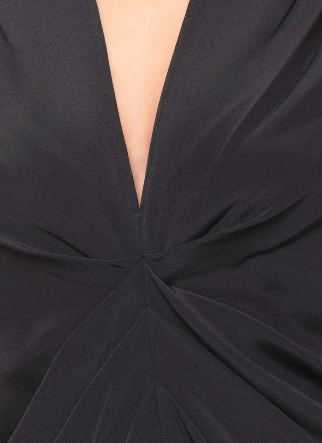 Loulou De Saison V-Neck Ruched Maxi Dress