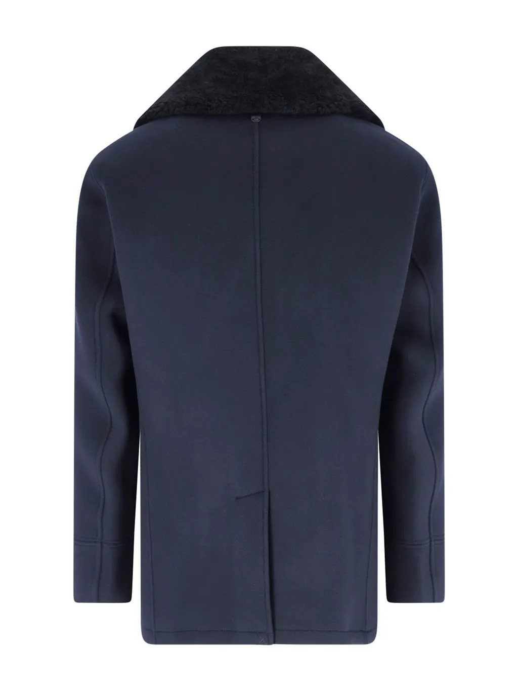 Mackage Colez Shearling Collar Peacoat