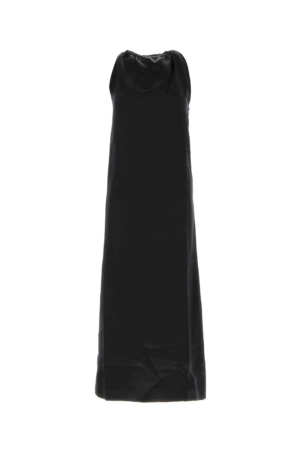 Loulou Studio Morene Ruched Satin Maxi Dress