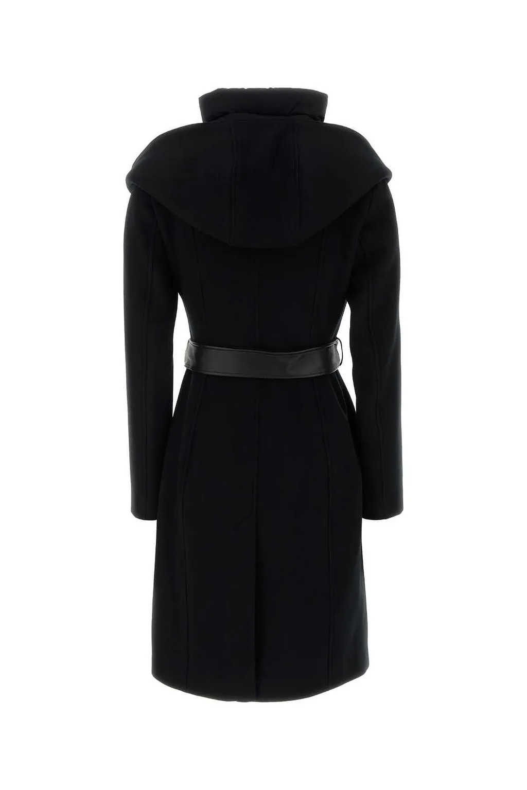 Mackage Shia Belted Funnel-Neck Coat