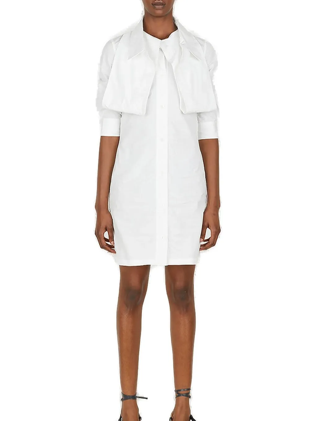 Poplin Mini Shirt Dress