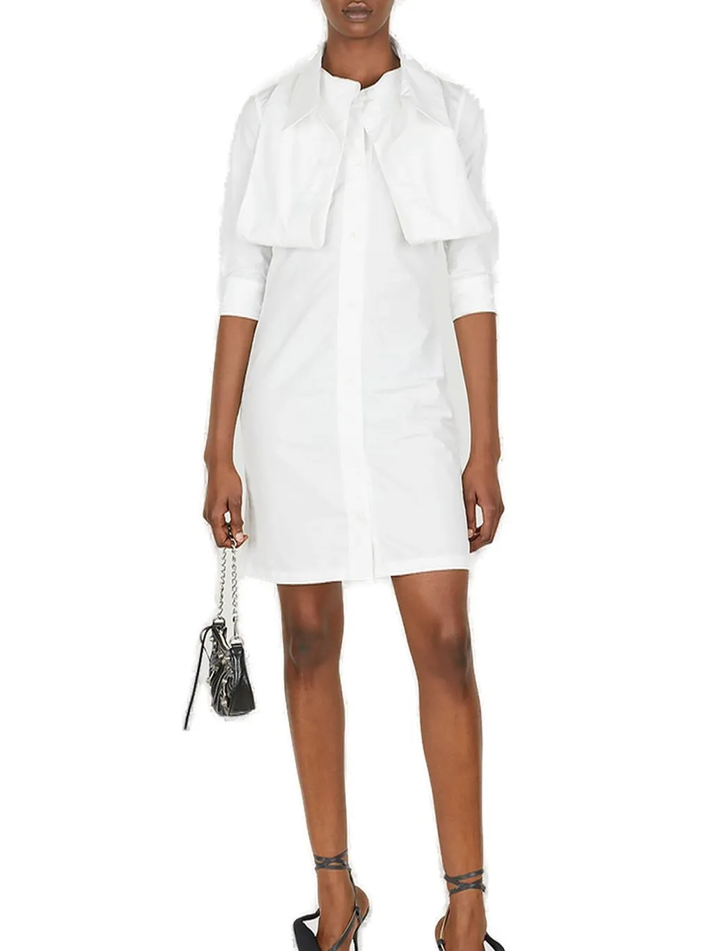 Poplin Mini Shirt Dress