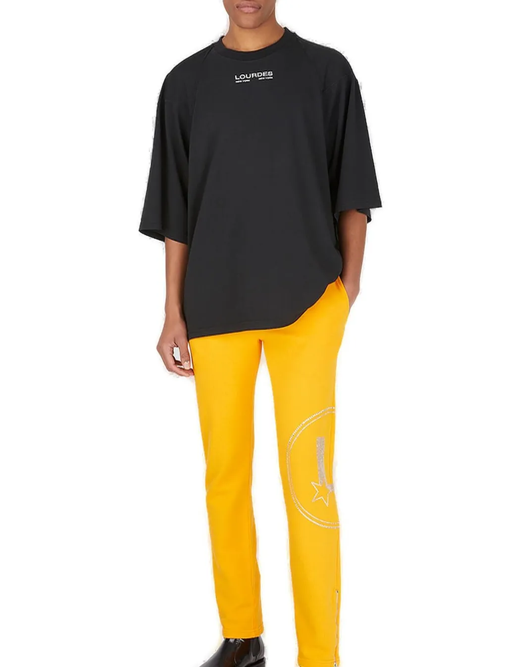 Lourdes Sequin-Embellished Drawstring Track Pants