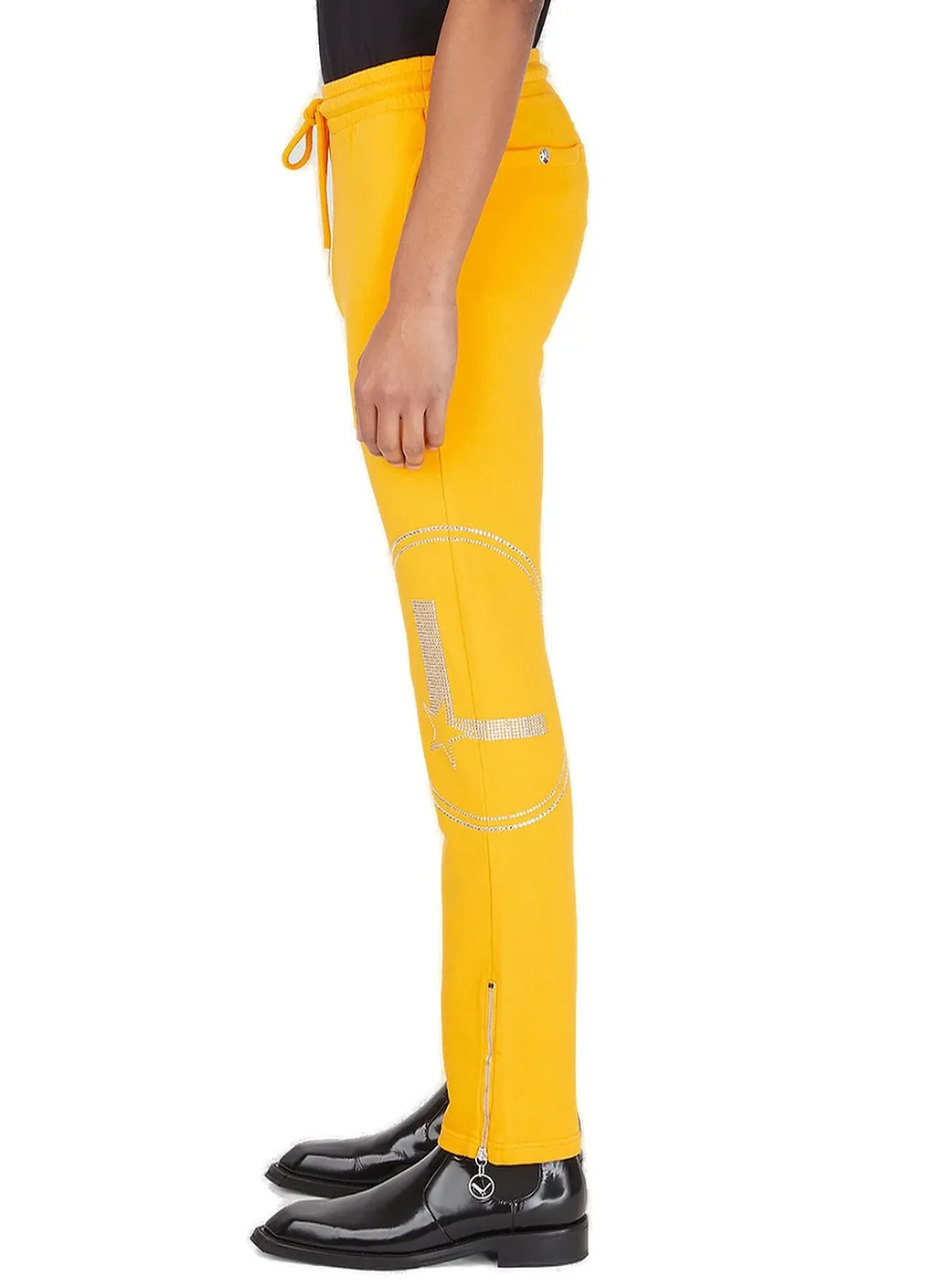 Lourdes Sequin-Embellished Drawstring Track Pants