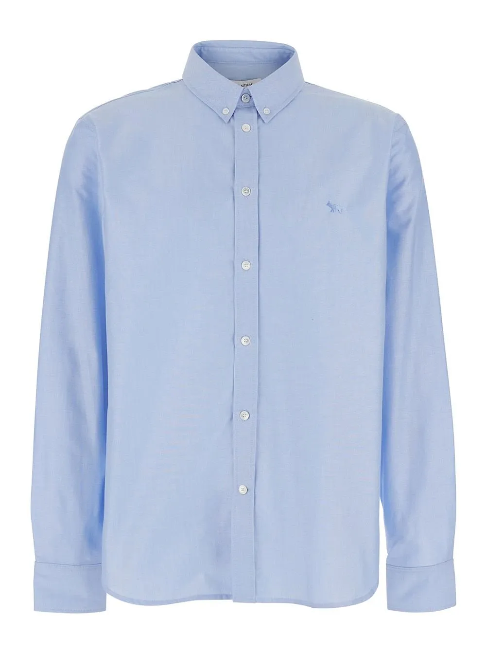 Maison Kitsuné Profile Fox Embroidered Shirt