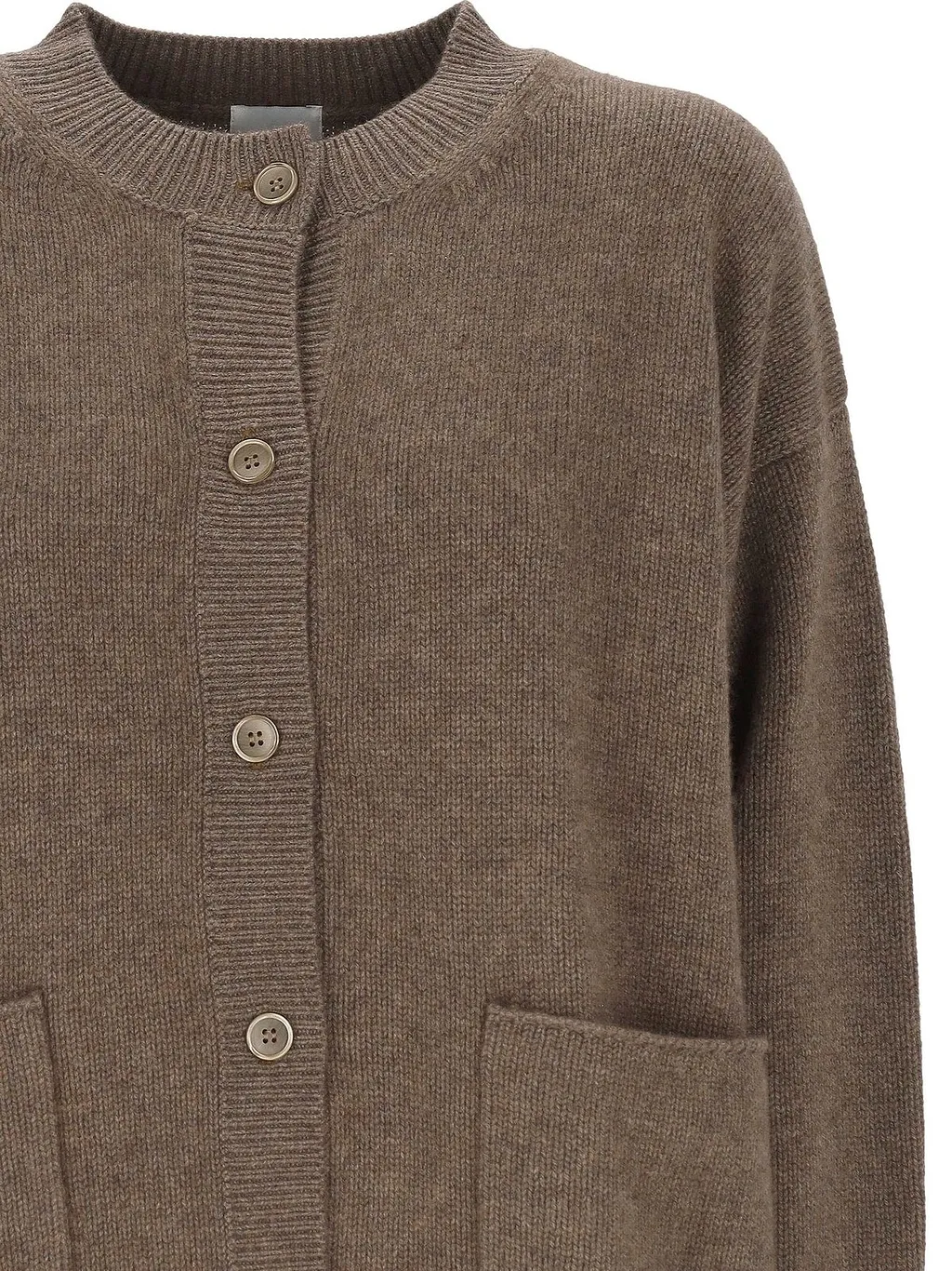 Madeleine Thompson Button-Up Pocket Knitted Sweater