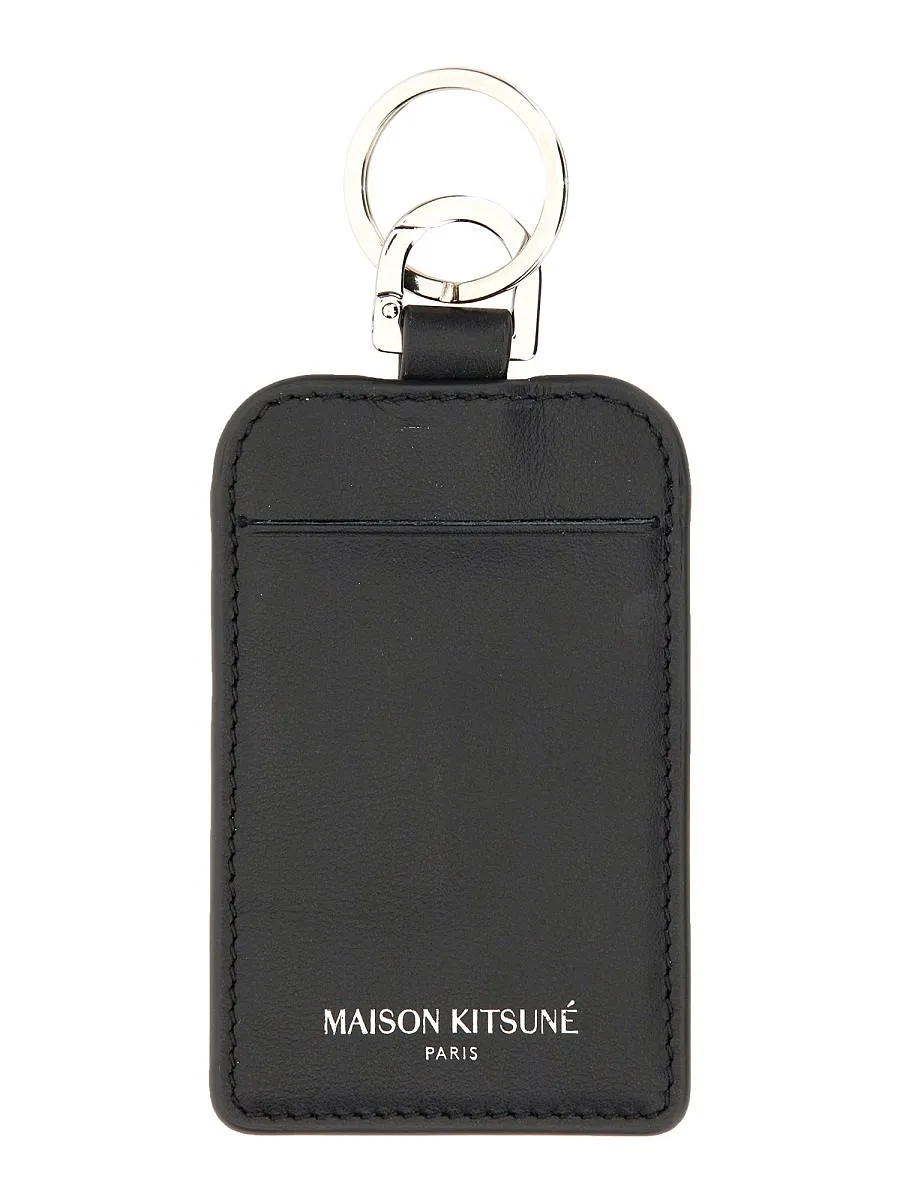 Maison Kitsuné Shoulder Strap Card Holder