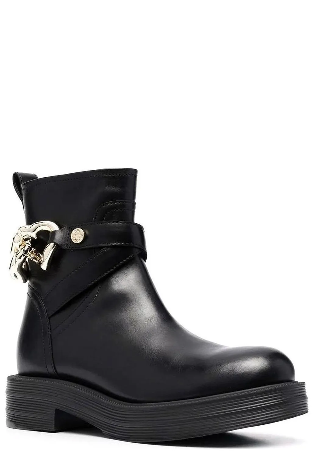 Love Moschino Heart Charm Zipped Ankle Boots