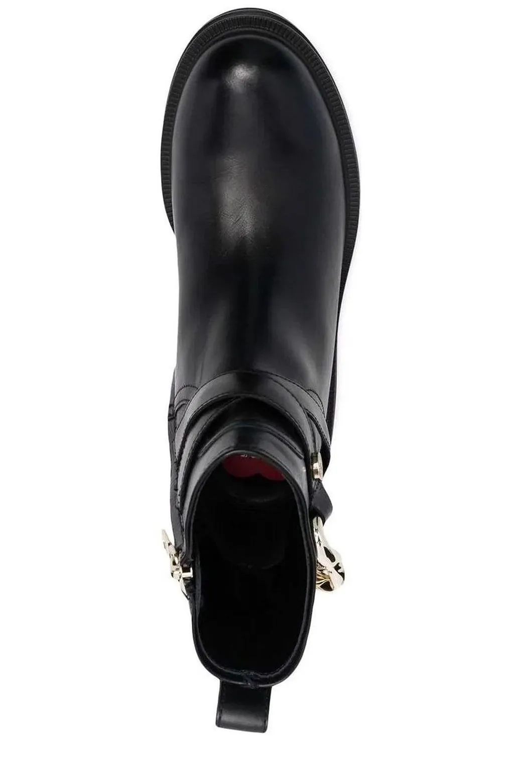 Love Moschino Heart Charm Zipped Ankle Boots