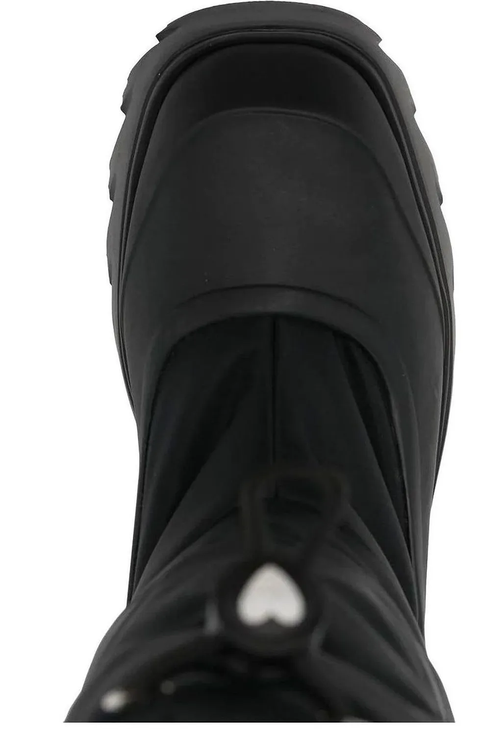 Love Moschino Heart-Patch Heeled Ankle Boots