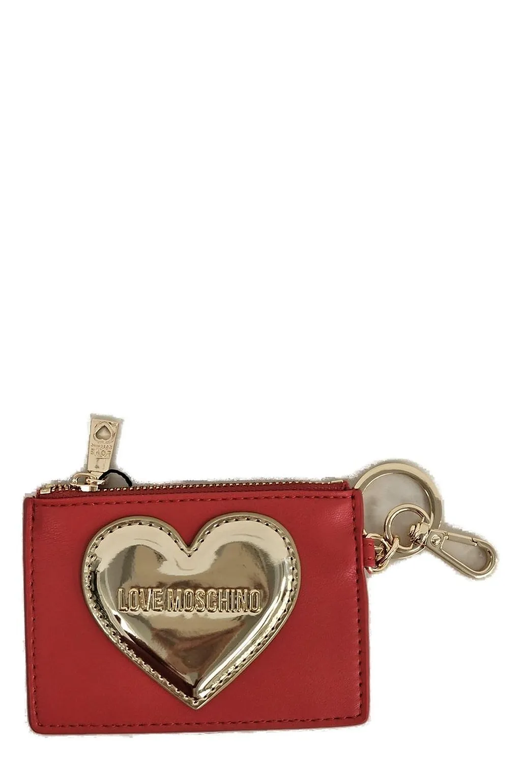 Love Moschino Logo Lettering Heart Wallet