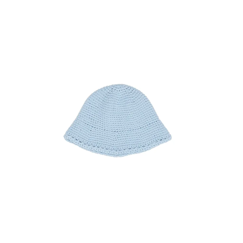 Crochet Flared Brim Bucket Hat