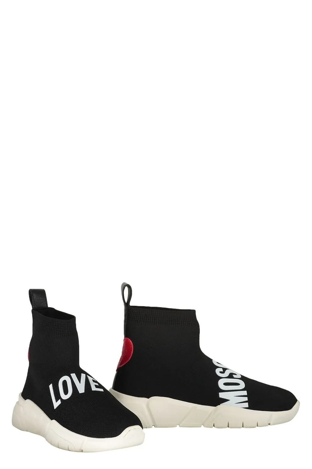 Love Moschino Logo Printed Sock Sneakers