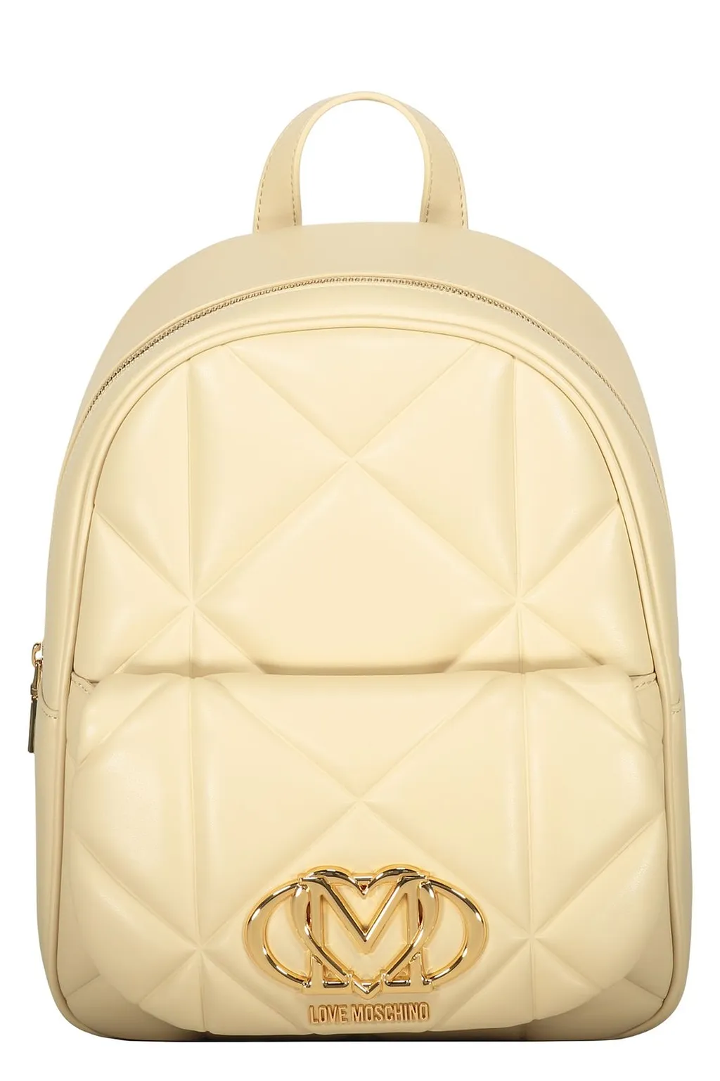 Love Moschino Quilted Logo Backpack