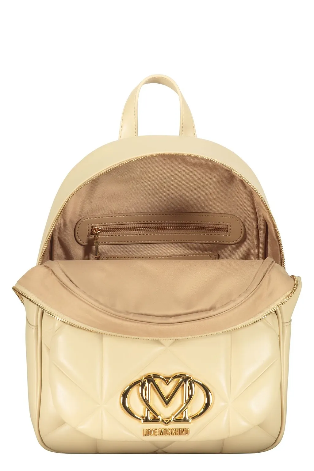Love Moschino Quilted Logo Backpack