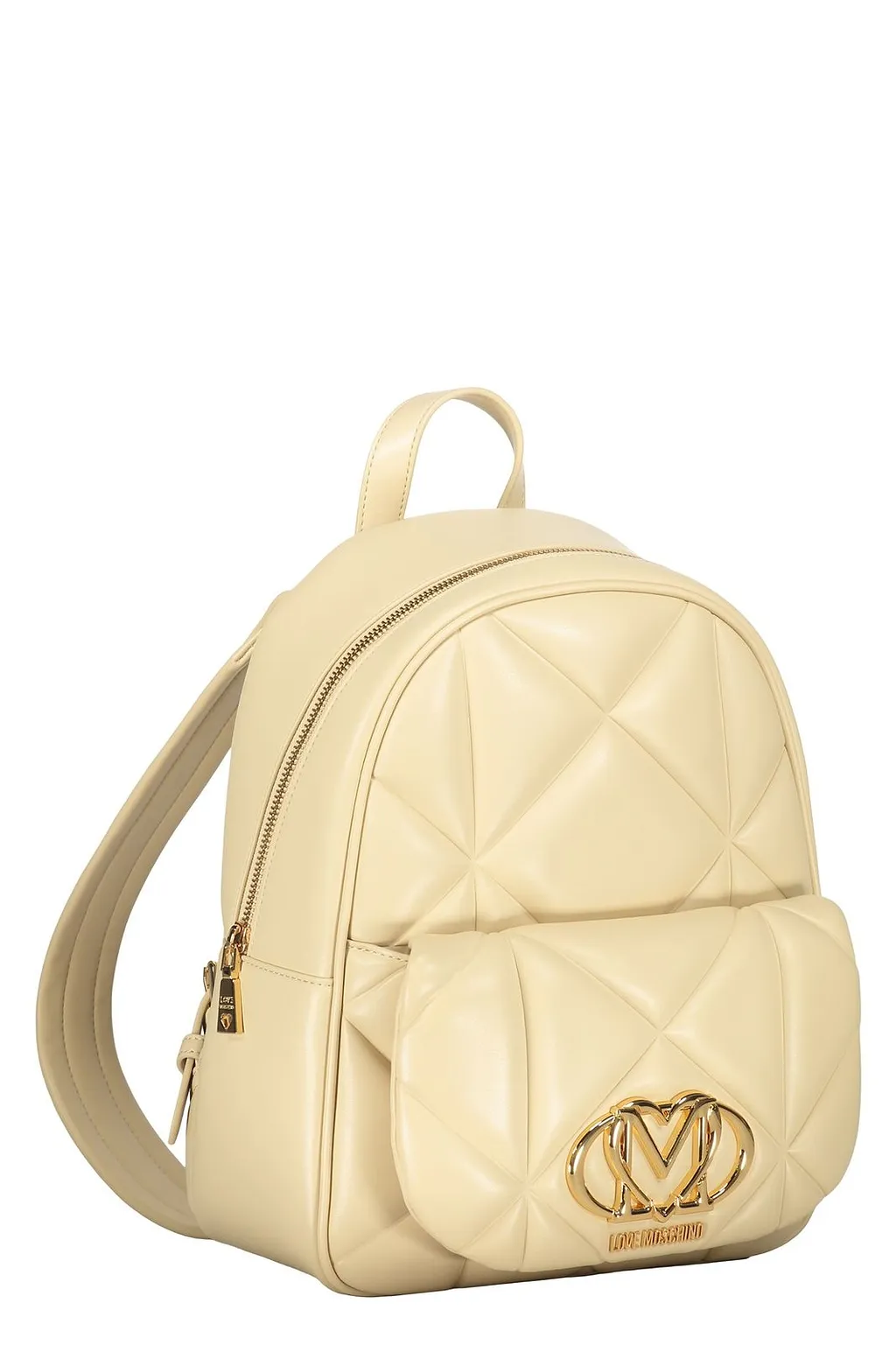 Love Moschino Quilted Logo Backpack