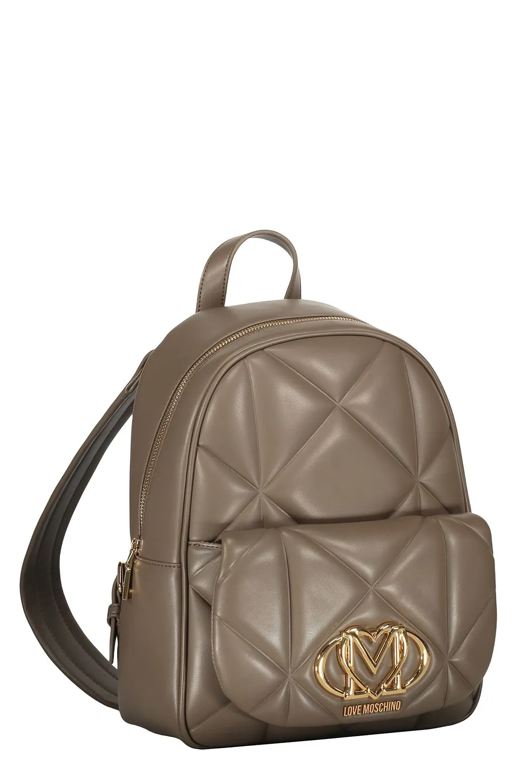 Love Moschino Quilted Logo Backpack