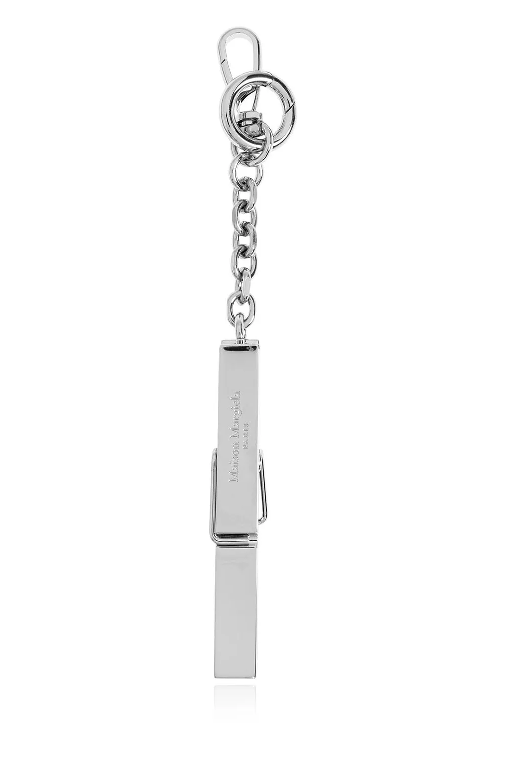 Maison Margiela Clothespin-Shaped Engraved Logo Keyring