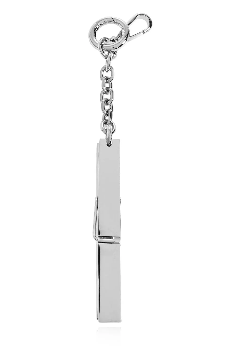 Maison Margiela Clothespin-Shaped Engraved Logo Keyring