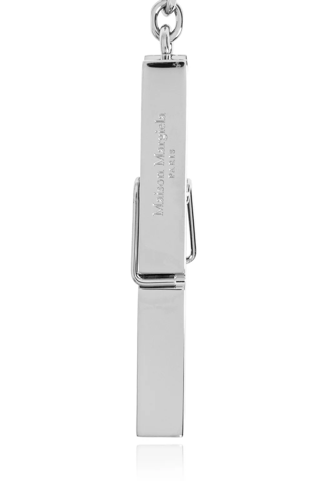 Maison Margiela Clothespin-Shaped Engraved Logo Keyring