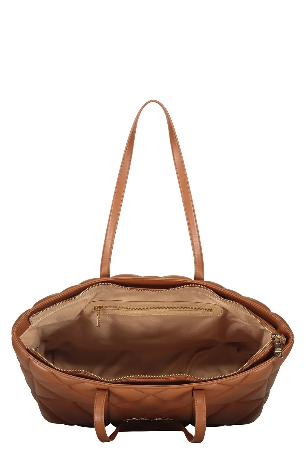Love Moschino Quilted Logo Tote Bag