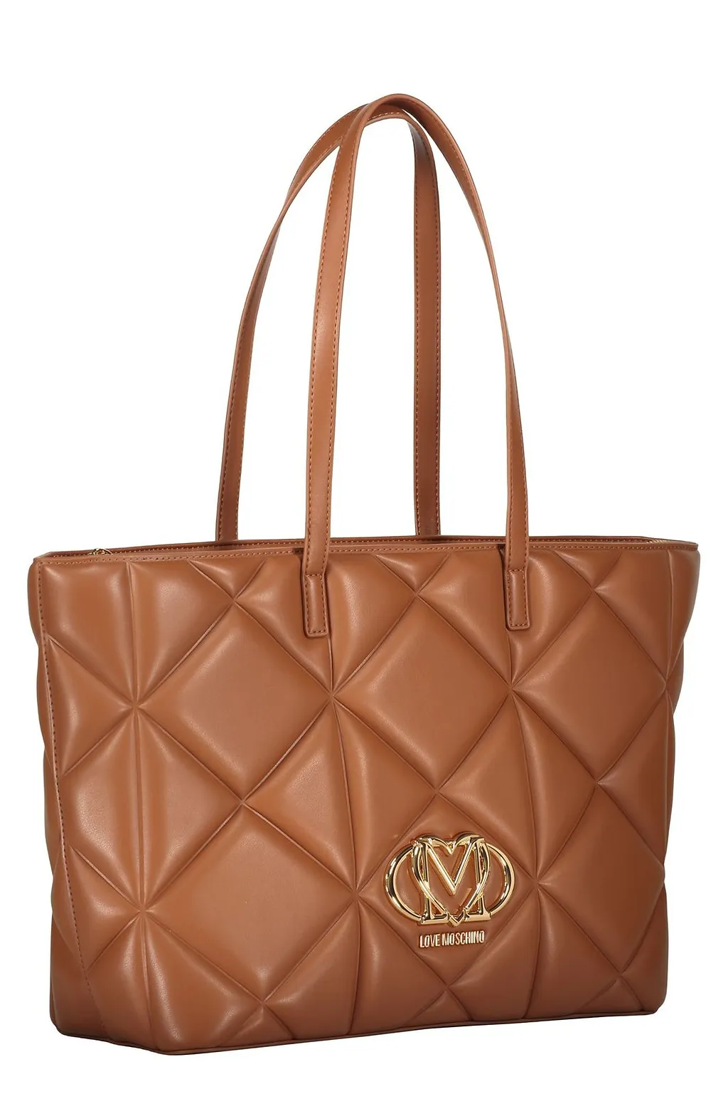 Love Moschino Quilted Logo Tote Bag