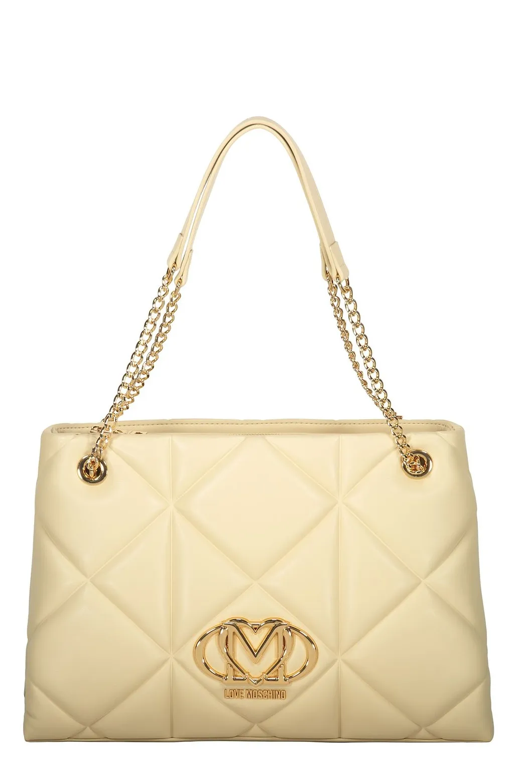 Love Moschino Quilted Logo Tote Bag