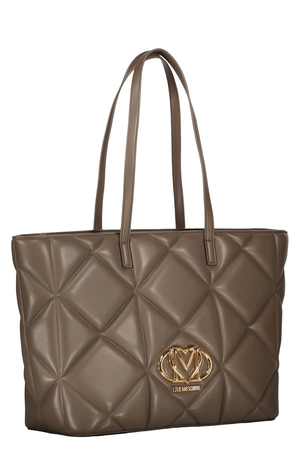 Love Moschino Quilted Logo Tote Bag