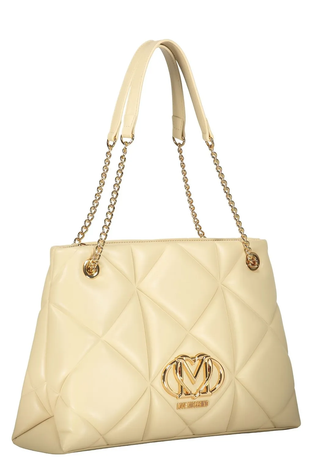 Love Moschino Quilted Logo Tote Bag