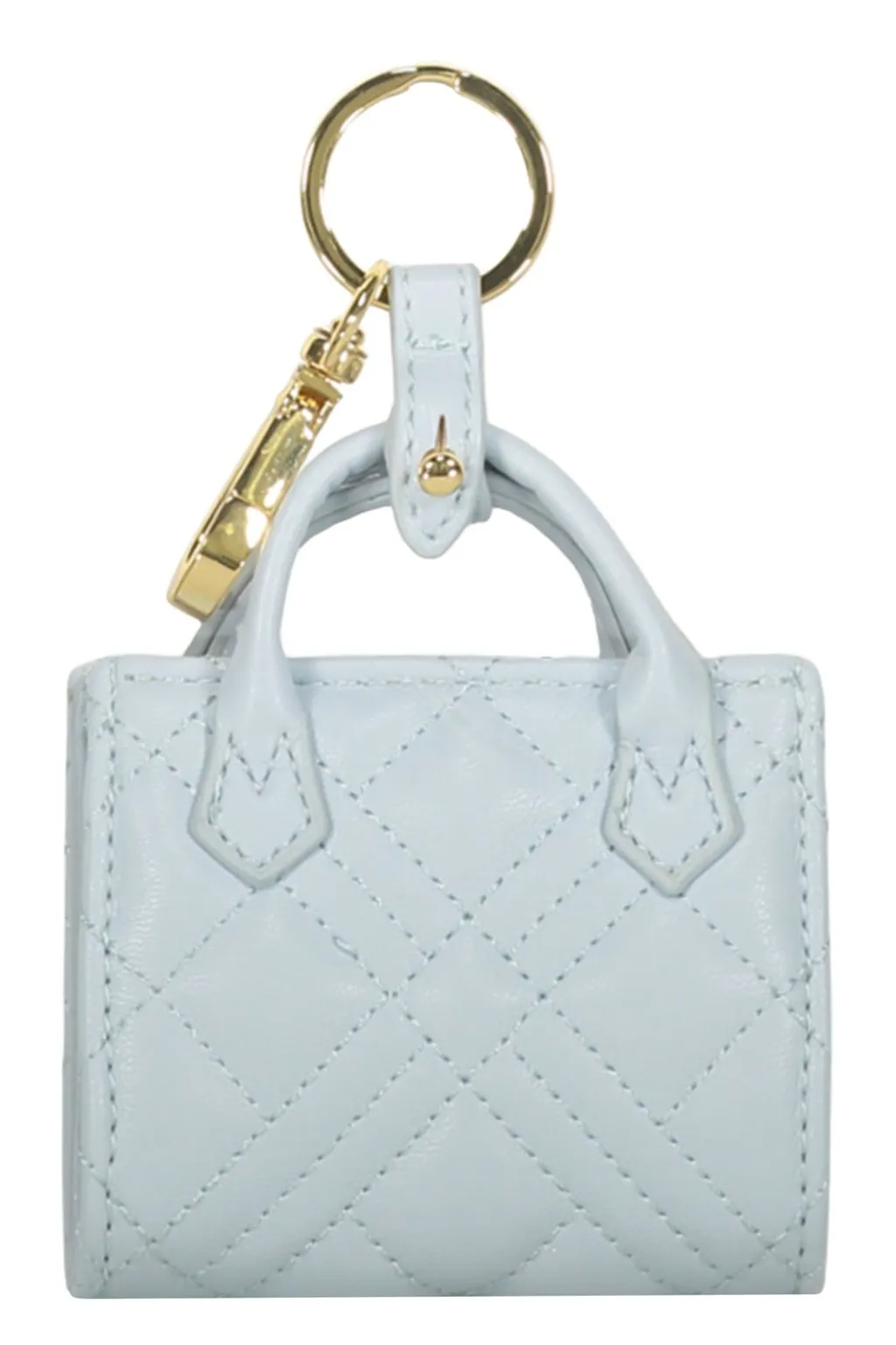 Love Moschino Quilted Mini Bag Keyring