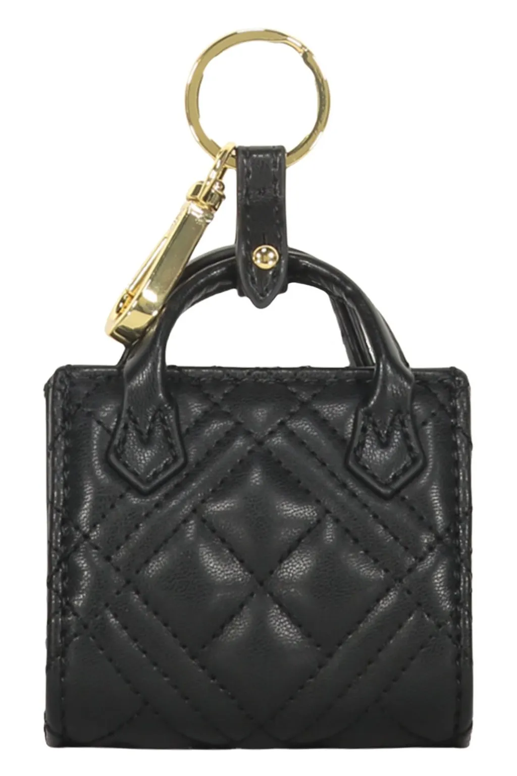 Love Moschino Quilted Mini Bag Keyring