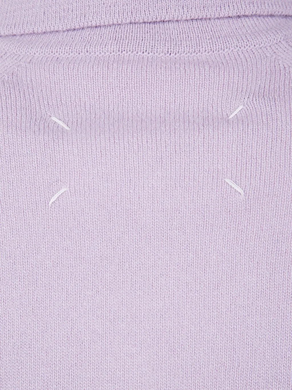 Maison Margiela Four-Stitch Ribbed Knit Top