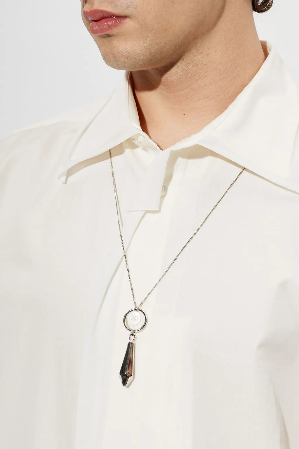 Maison Margiela Geometric Pendant Necklace