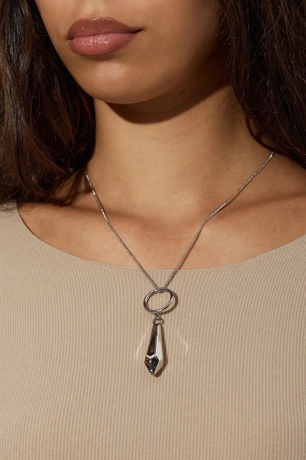 Maison Margiela Geometric Pendant Necklace